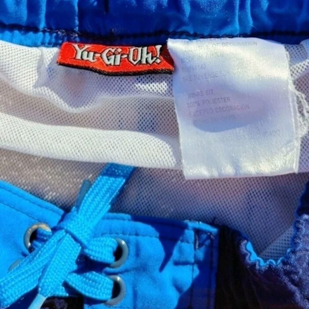 Vtg 1996 Yu-Gi-Oh! Boys Youth Swim Shorts Waist Size 24"  - Picture 4 of 10